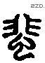 飞 Liushutong characters