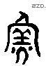 魚 Liushutong characters
