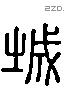 城 Liushutong characters