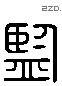 监 Liushutong characters