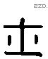 士 Liushutong characters
