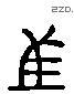 馬 Liushutong characters