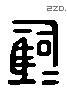 馬 Liushutong characters