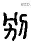 別 Liushutong characters