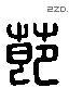 节 Liushutong characters