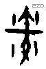 戣 Oracle characters