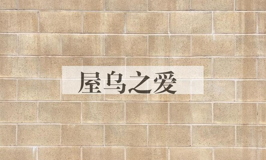 成语屋乌之爱是什么意思？