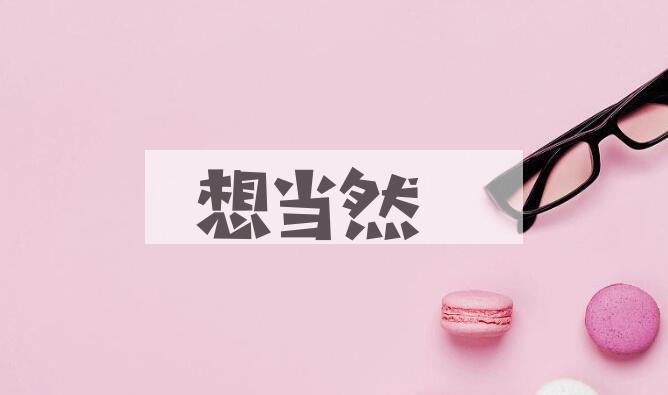 成语想当然是什么意思？