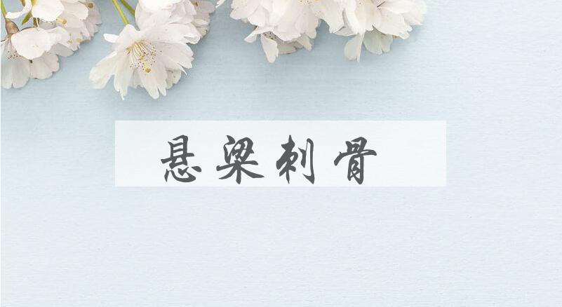 成语悬梁刺骨是什么意思？