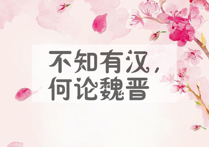 成语不知有汉，何论魏晋是什么意思？