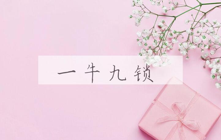 成语一牛九锁是什么意思？