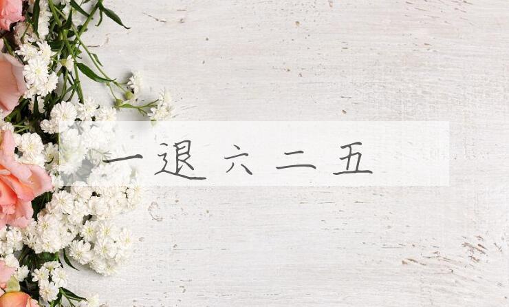 成语一退六二五是什么意思？
