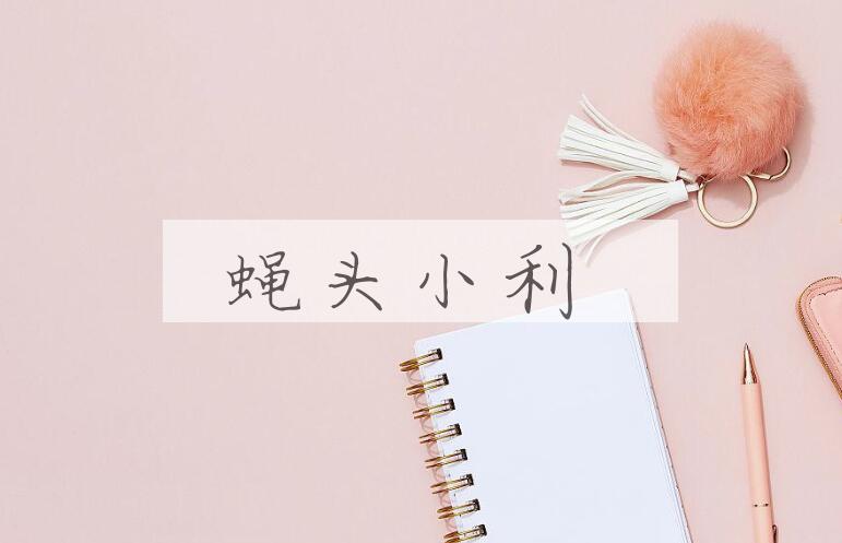成语蝇头小利是什么意思？
