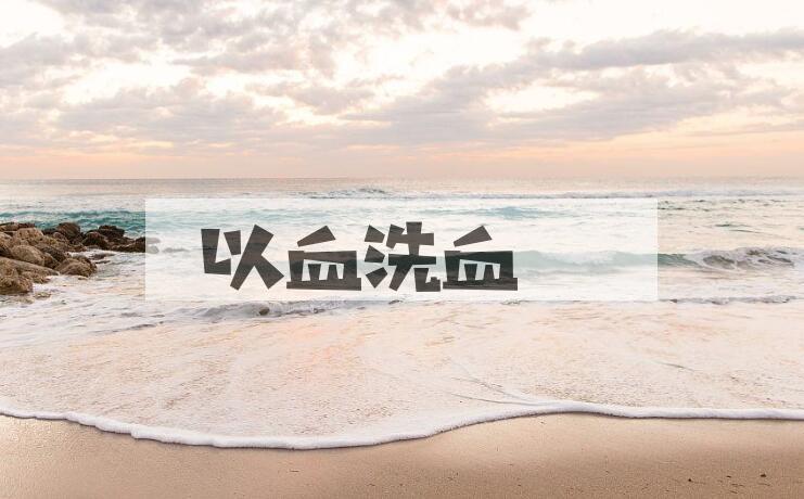 成语以血洗血是什么意思？