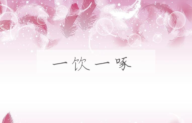 成语一饮一啄是什么意思？