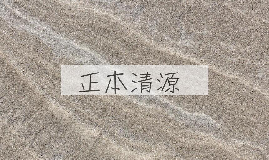 成语正本清源是什么意思？
