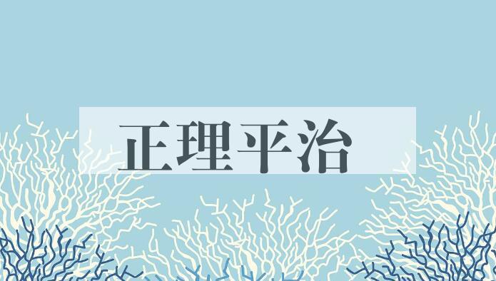 成语正理平治是什么意思？