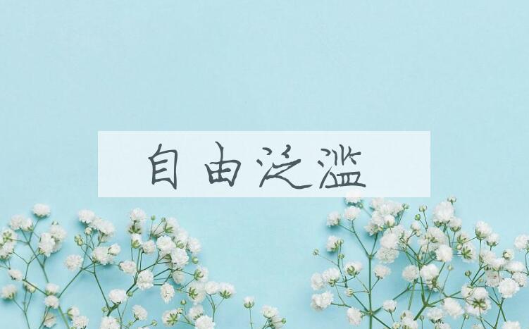 成语自由泛滥是什么意思？