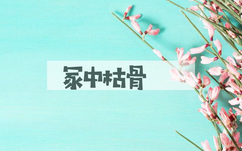 成语冢中枯骨是什么意思？