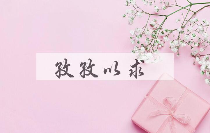 成语孜孜以求是什么意思？