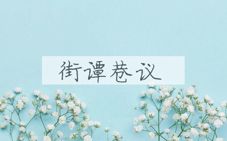 成语街谭巷议是什么意思？