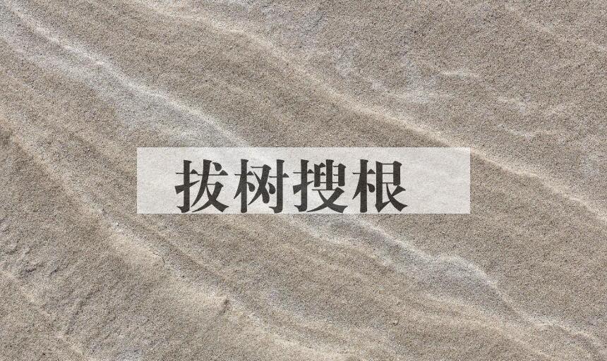 成语拔树搜根是什么意思？
