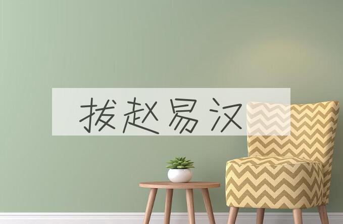 成语拔赵易汉是什么意思？