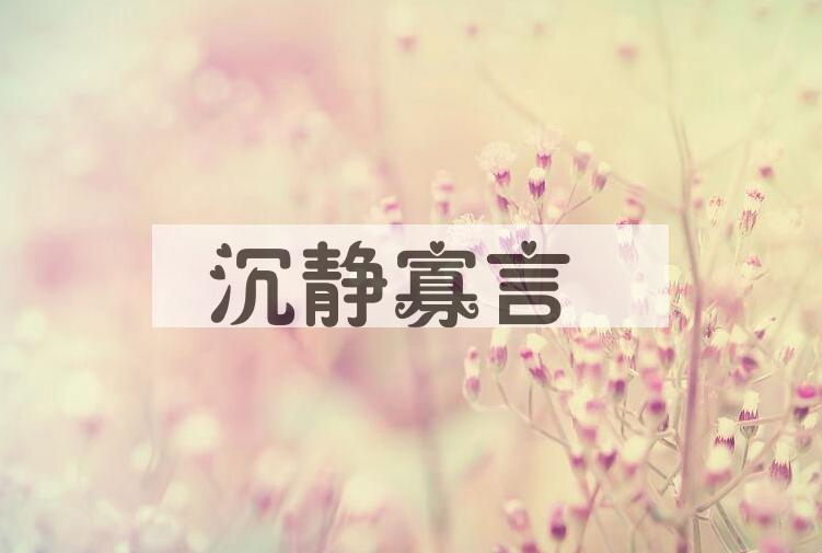 成语沉静寡言是什么意思？