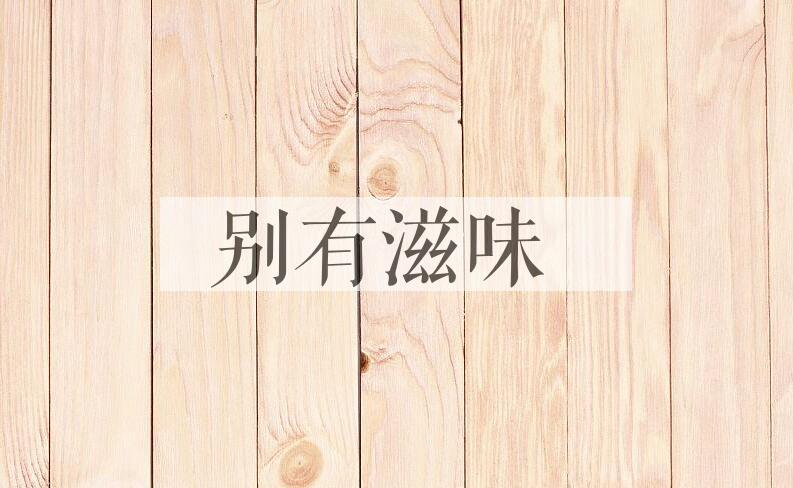 成语别有滋味是什么意思？