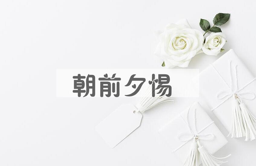 成语朝前夕惕是什么意思？