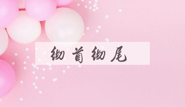 成语彻首彻尾是什么意思？