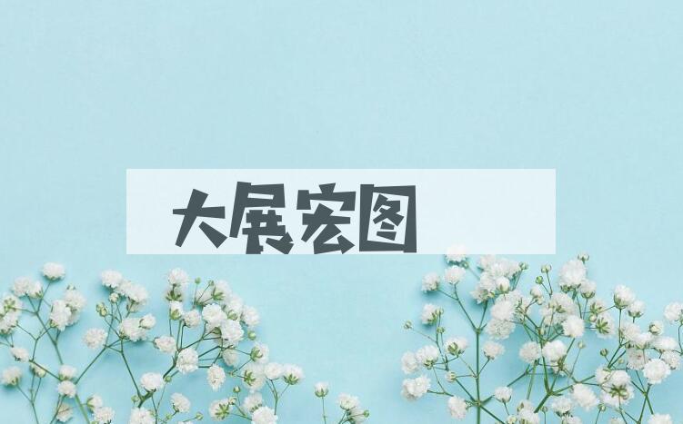 成语大展宏图是什么意思？