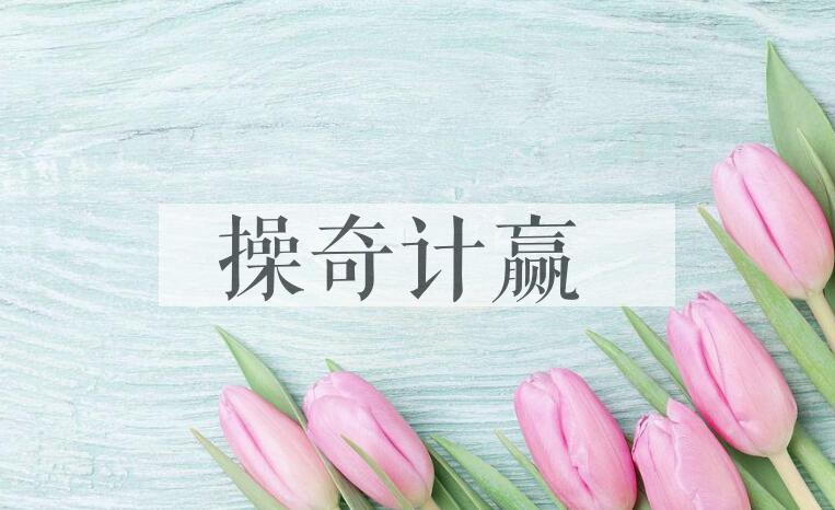 成语操奇计赢是什么意思？