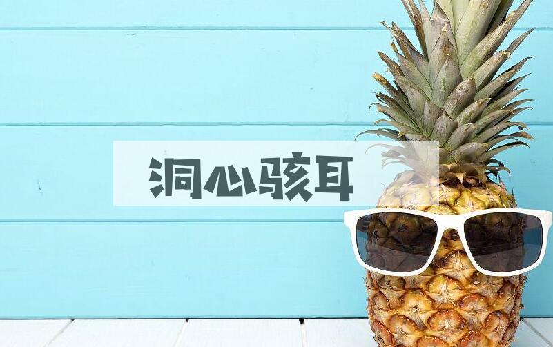 成语洞心骇耳是什么意思？