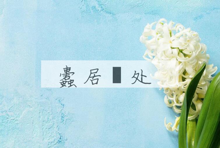 成语蠹居棊处是什么意思？