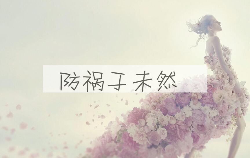 成语防祸于未然是什么意思？