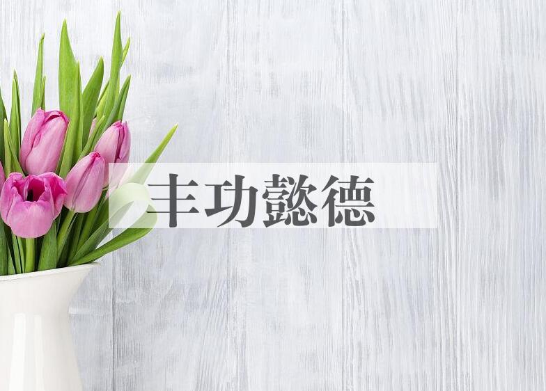 成语丰功懿德是什么意思？