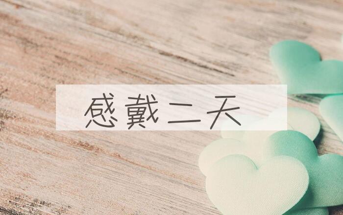 成语感戴二天是什么意思？