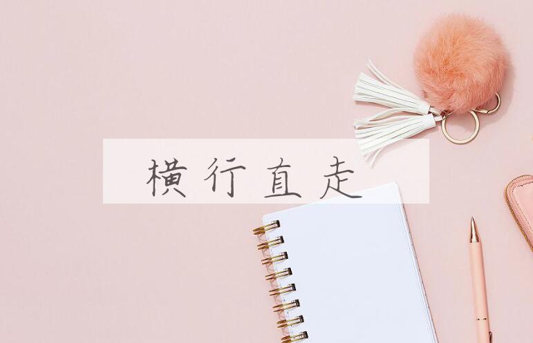 成语横行直走是什么意思？