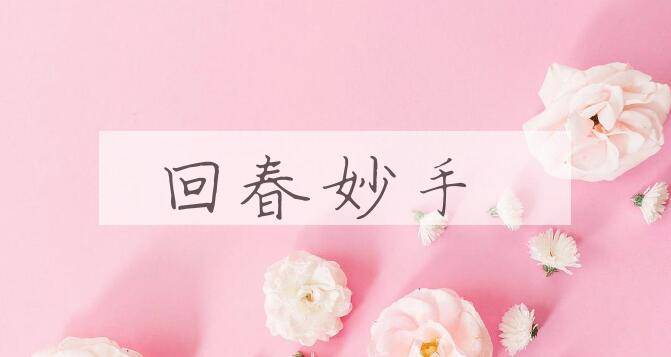 成语回春妙手是什么意思？