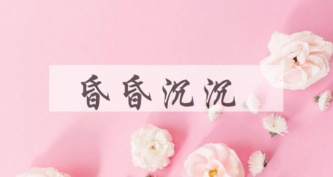 成语昏昏沉沉是什么意思？