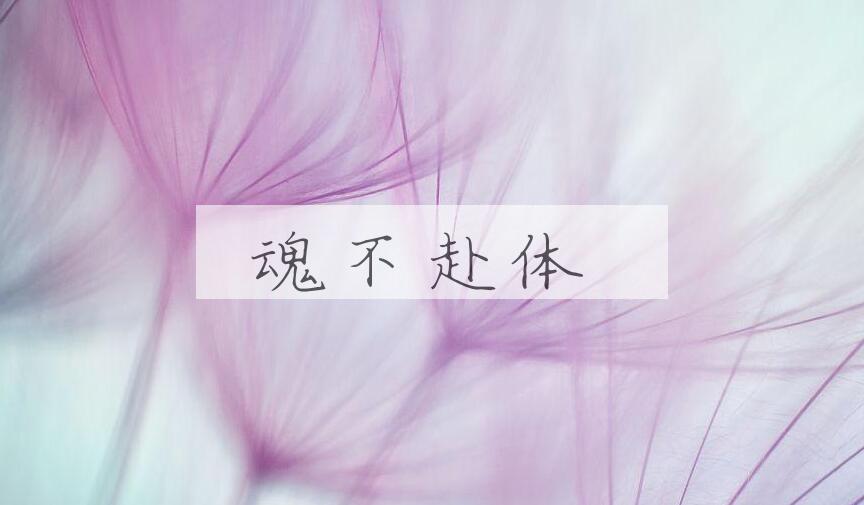 成语魂不赴体是什么意思？