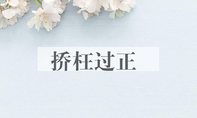 成语挢枉过正是什么意思？