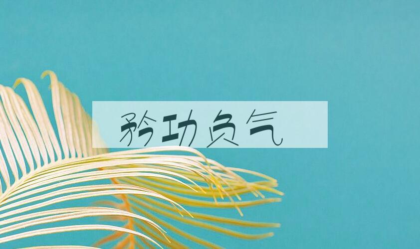 成语矜功负气是什么意思？