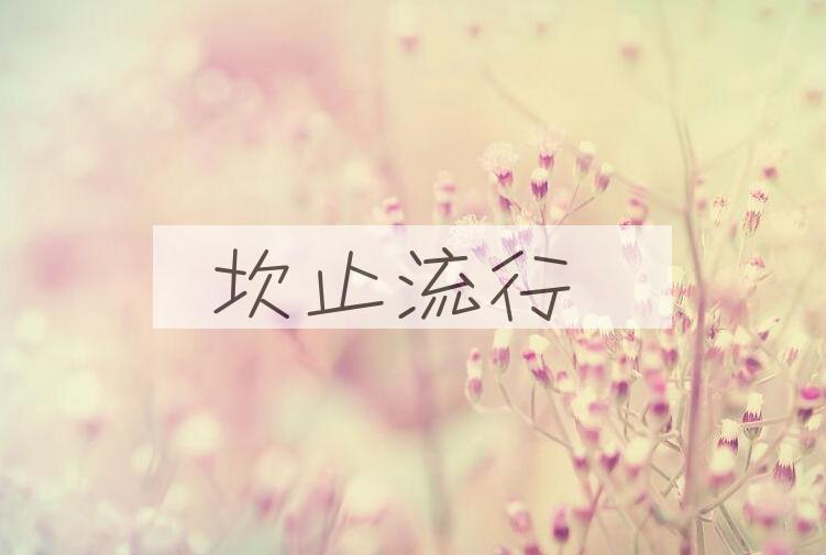 成语坎止流行是什么意思？