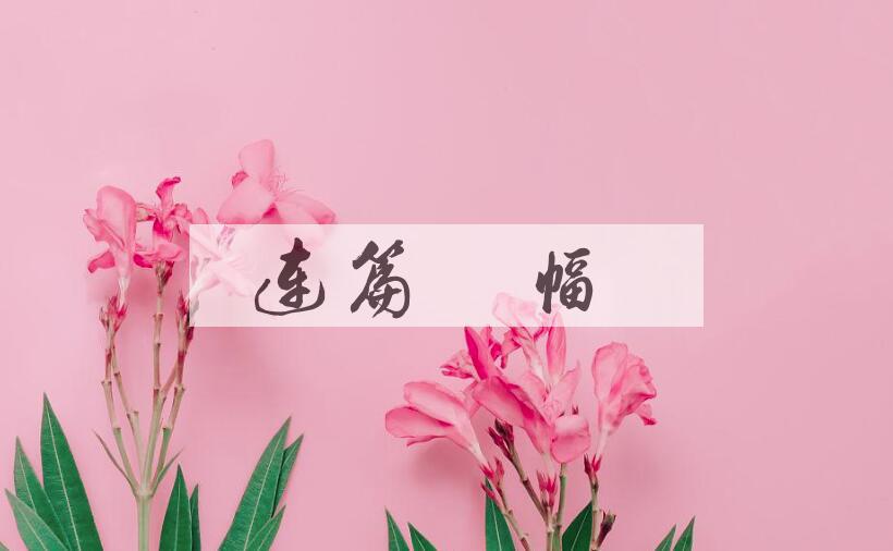 成语连篇絫幅是什么意思？