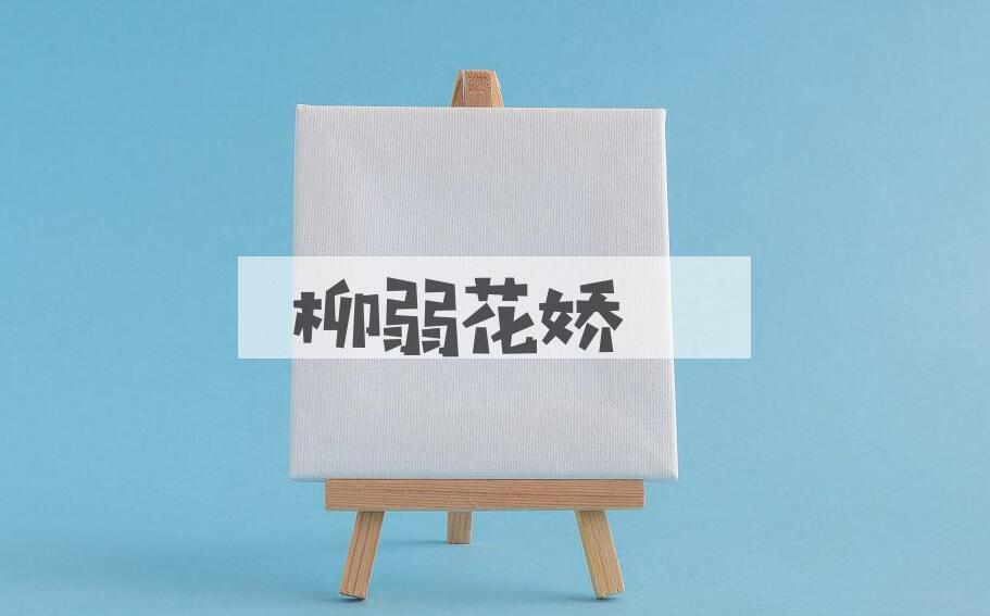 成语柳弱花娇是什么意思？