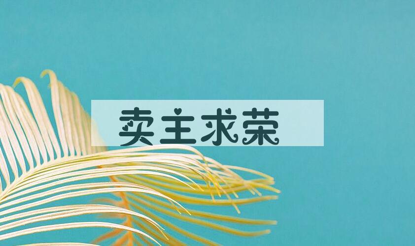 成语卖主求荣是什么意思？