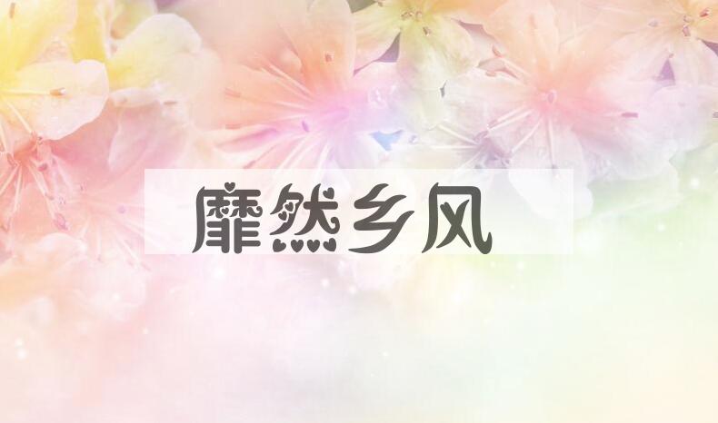 成语靡然乡风是什么意思？