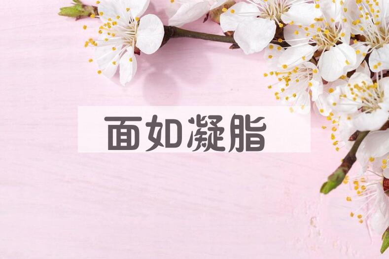 成语面如凝脂是什么意思？